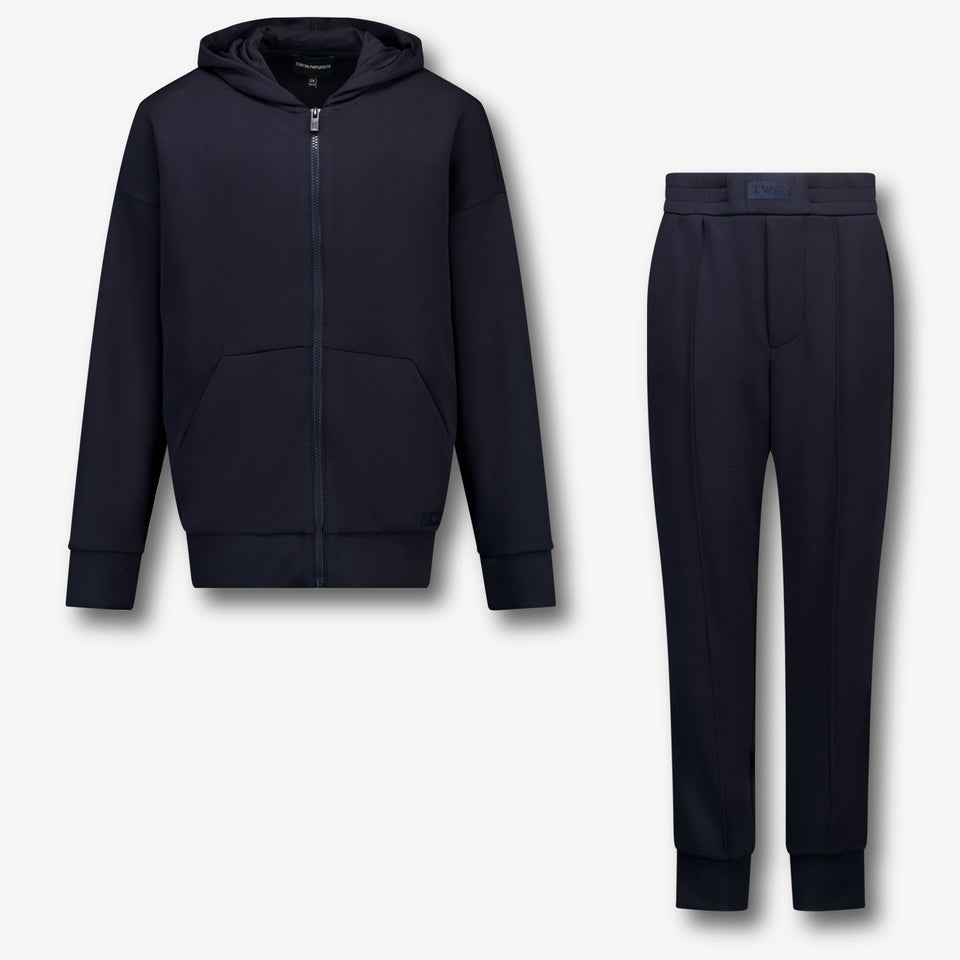 Armani Kinder Garçons Costume de jogging Navy
