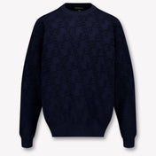 Armani Kinder Garçons Pull Navy