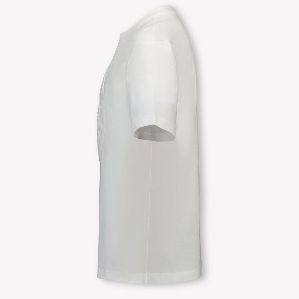 Armani Kinder Garçons T-shirt Blanc