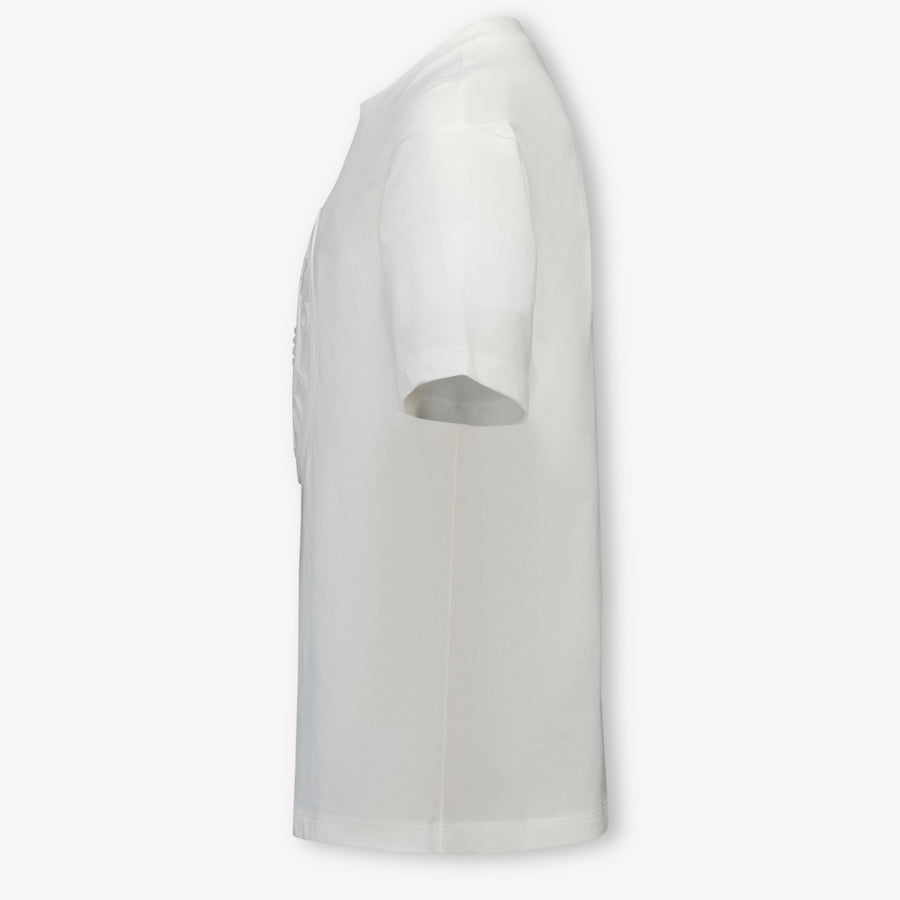 Armani Kinder Garçons T-shirt Blanc