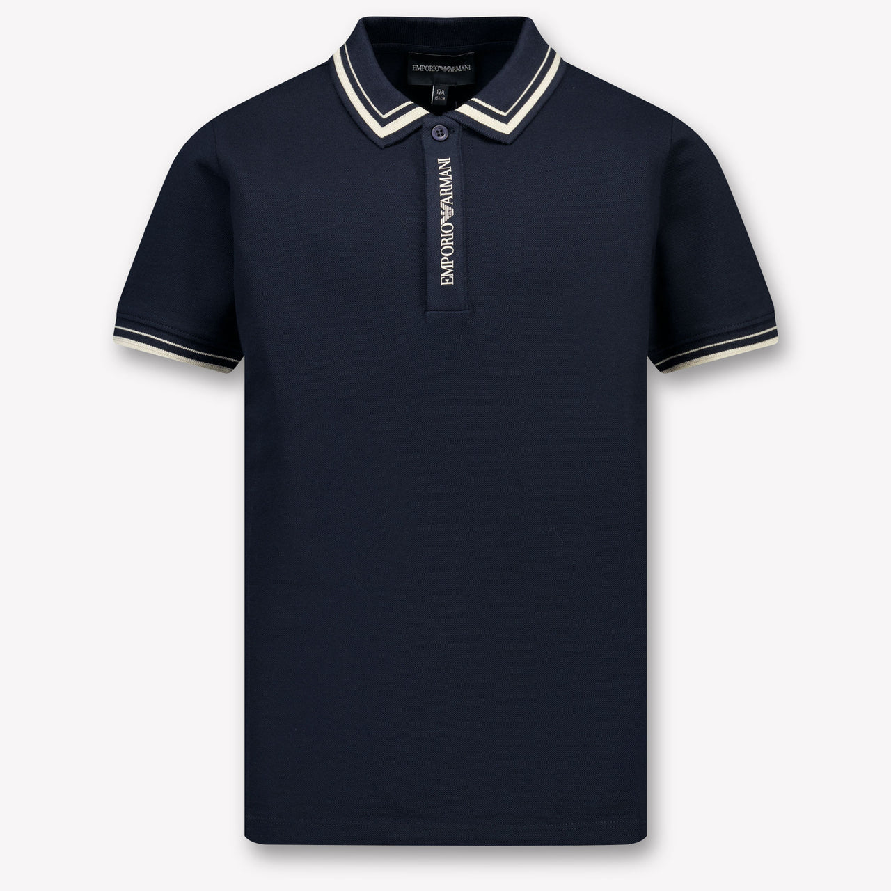 Armani Kinder Garçons Polo Navy