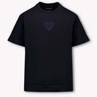 Armani Kinder Garçons T-shirt Navy
