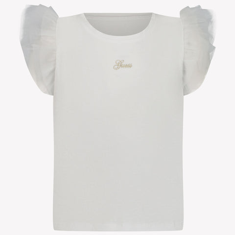 Guess Niño Chicas Camiseta en Blanco