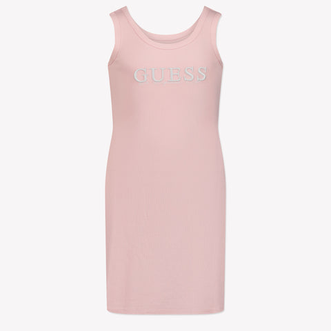 Guess Niño Chicas Vestido Rosa claro