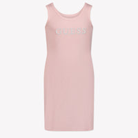 Guess Enfant Filles Robe Rose Léger