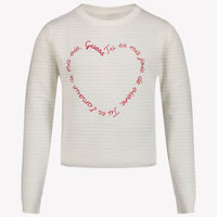 Guess Kinder Mädchen Pullover weiß
