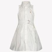 Ralph Lauren Ragazzo Ragazze Vestito Bianco