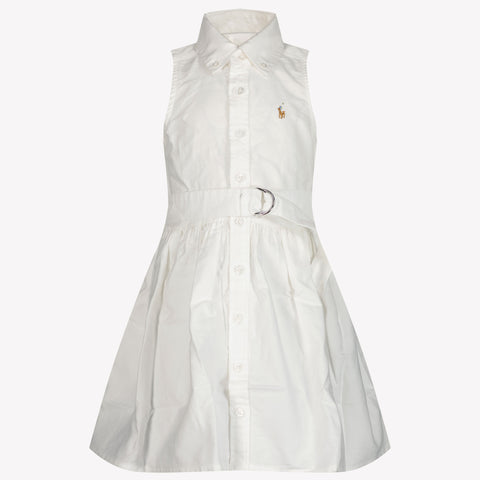 Ralph Lauren Ragazzo Ragazze Vestito Bianco