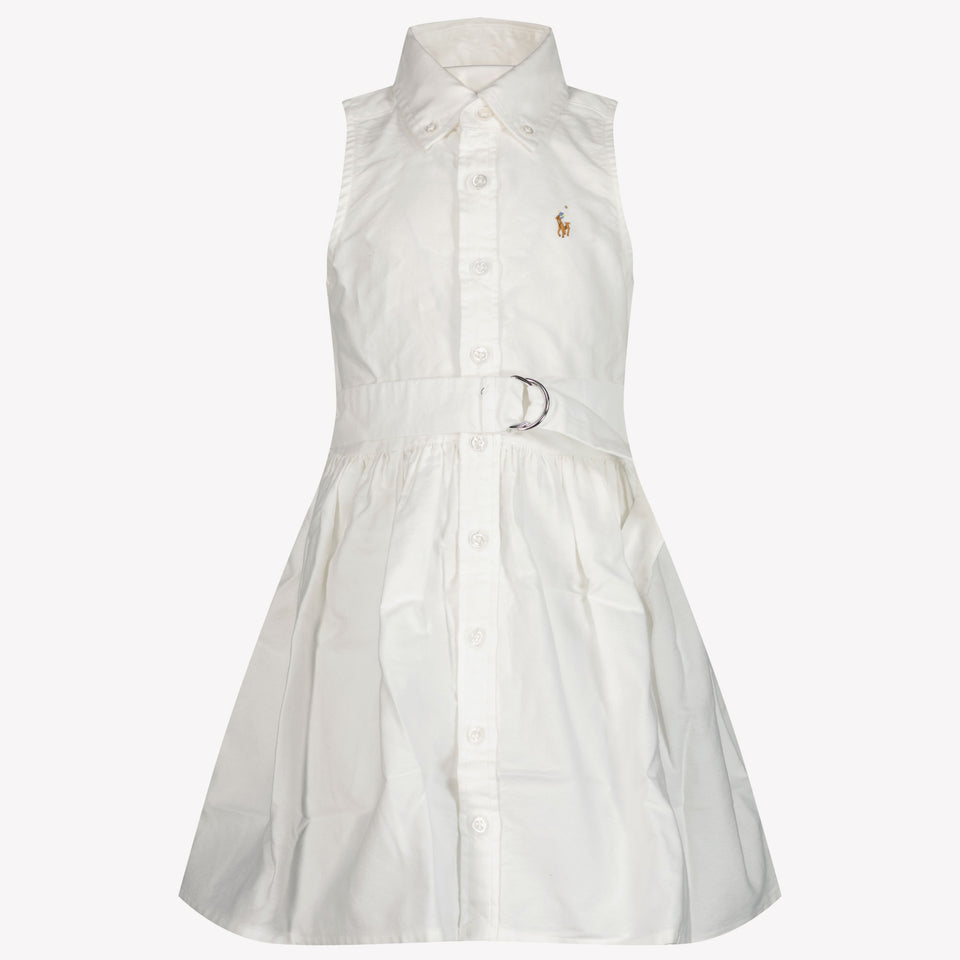 Ralph Lauren Ragazzo Ragazze Vestito Bianco