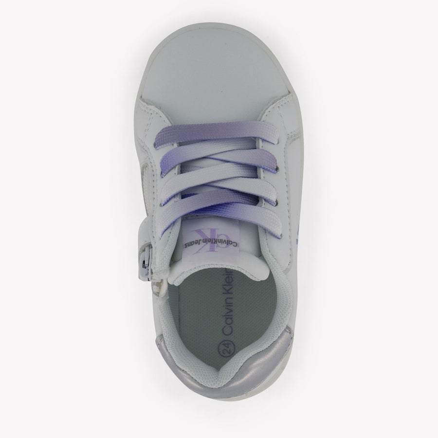 Calvin Klein Filles Baskets Blanc