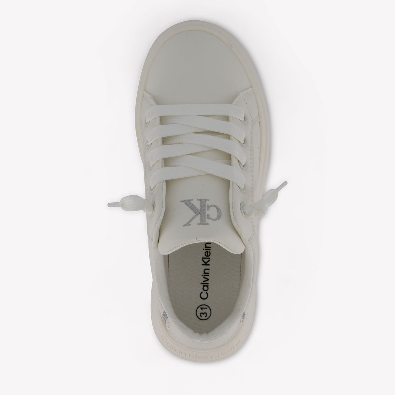 Calvin Klein Filles Baskets Blanc