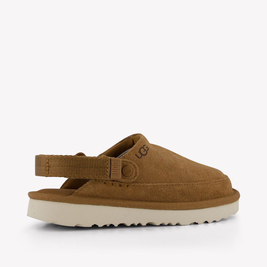 UGG Girls Slides in Camel