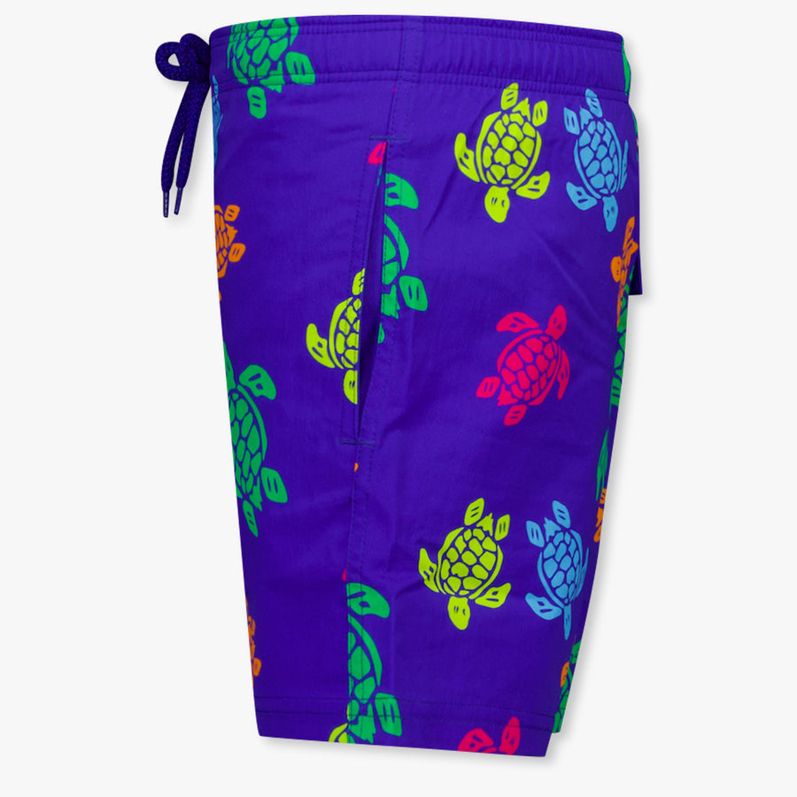 Vilebrequin Jirise Kinder Garçons Maillot de bain Bleu Cobalt