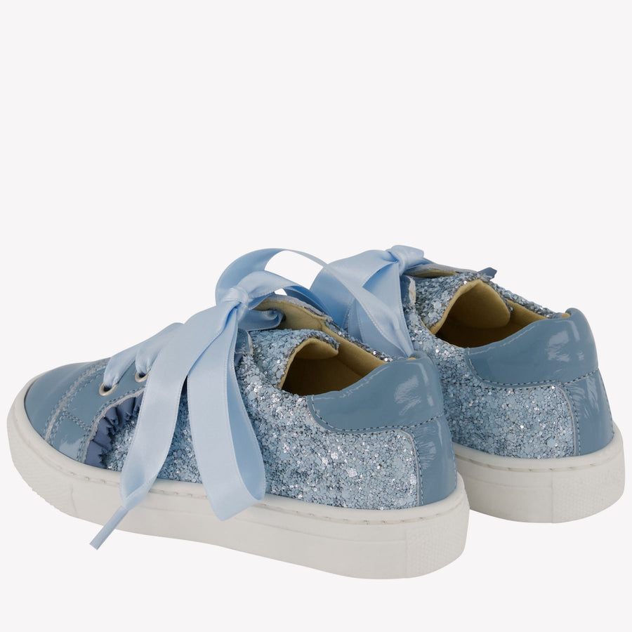 Andanines Mädchen Sneakers Hellblau