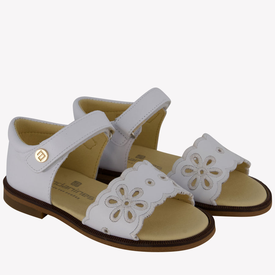 Andanines Ragazze Sandali Bianco