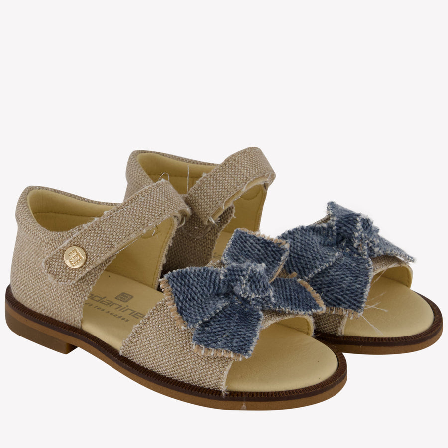 Andanines Mädchen Sandalen Beige