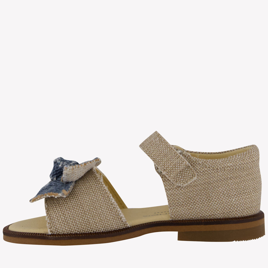 Andanines Mädchen Sandalen Beige