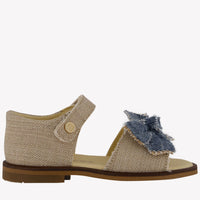 Andanines Mädchen Sandalen Beige