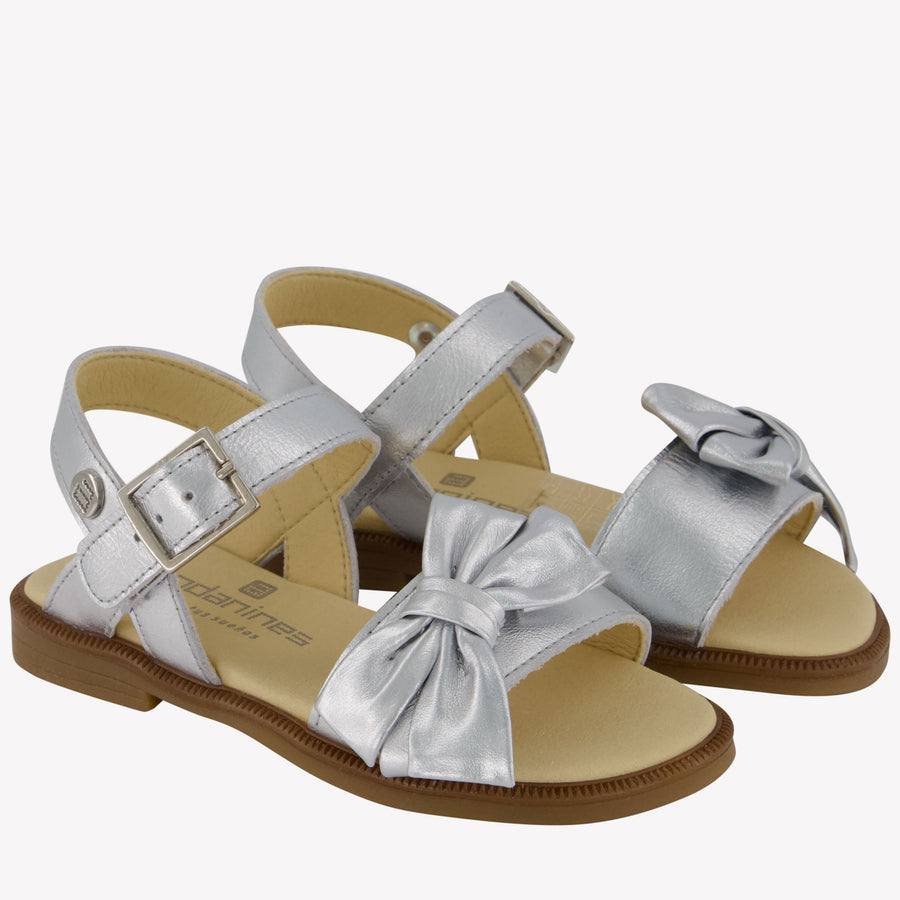 Andanines Mädchen Sandalen Silber