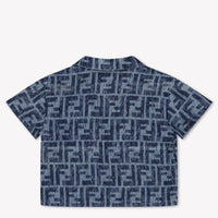 Fendi Bébé Garçons Chemisier Bleu