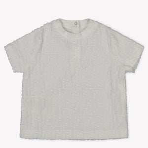 Fendi Bébé Unisexe T-shirt Blanc