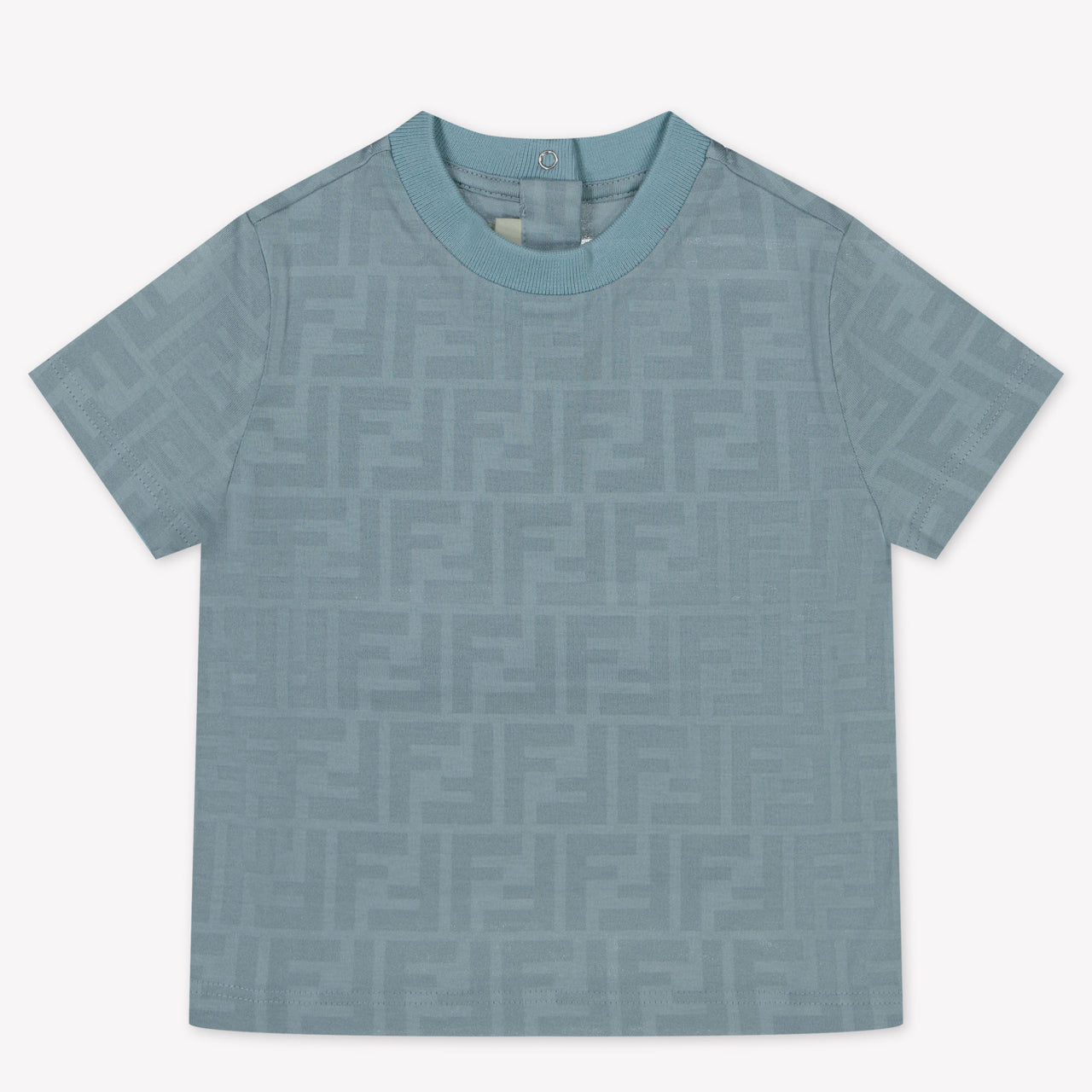 Fendi Bébé Garçons T-shirt Bleu Clair