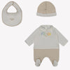 Fendi Baby Unisex Box Anzug Beige