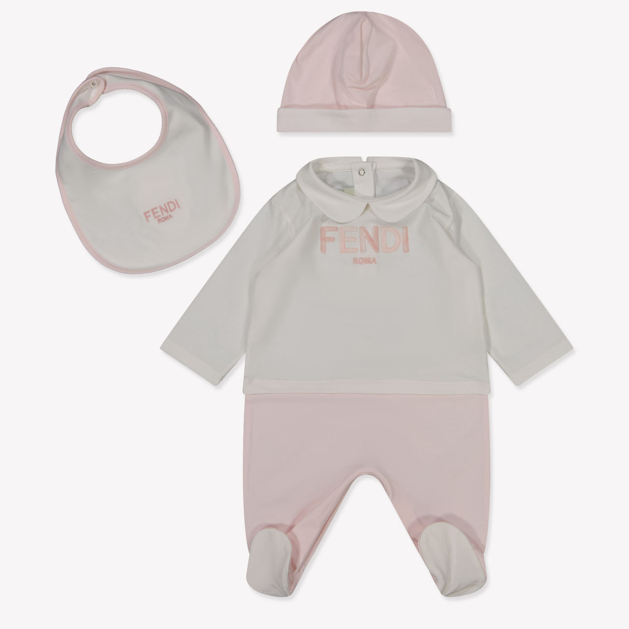 Fendi Baby Mädchen Boxanzug Hellrosa
