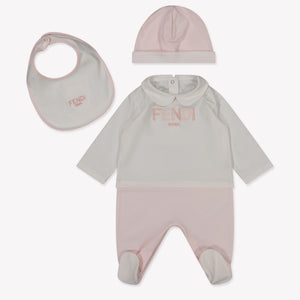 Fendi Baby Mädchen Boxanzug Hellrosa