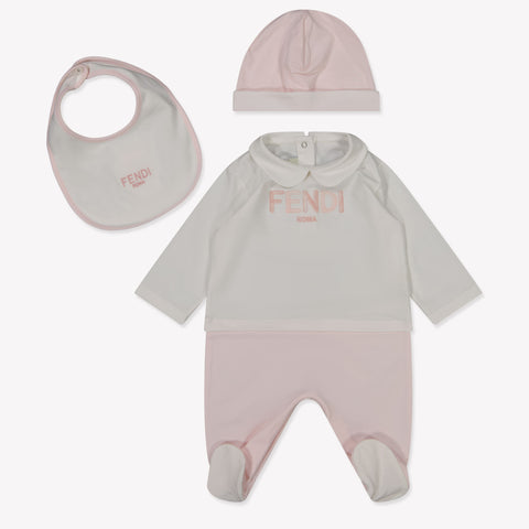 Fendi Bambino Ragazze Tuta in scatola Rosa Chiaro