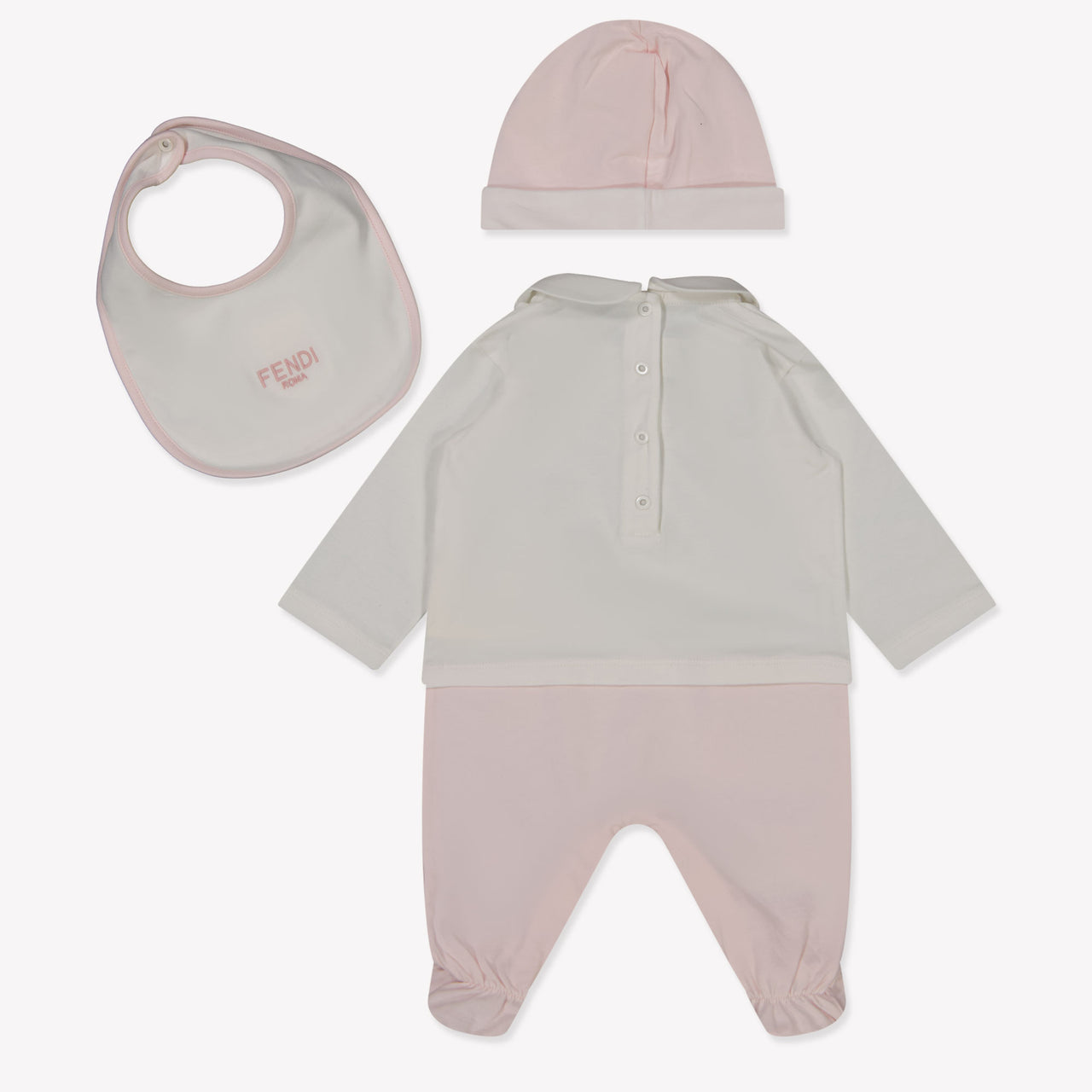 Fendi Baby Mädchen Boxanzug Hellrosa