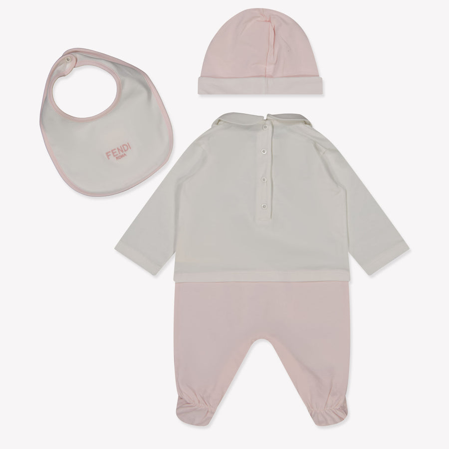 Fendi Baby Mädchen Boxanzug Hellrosa