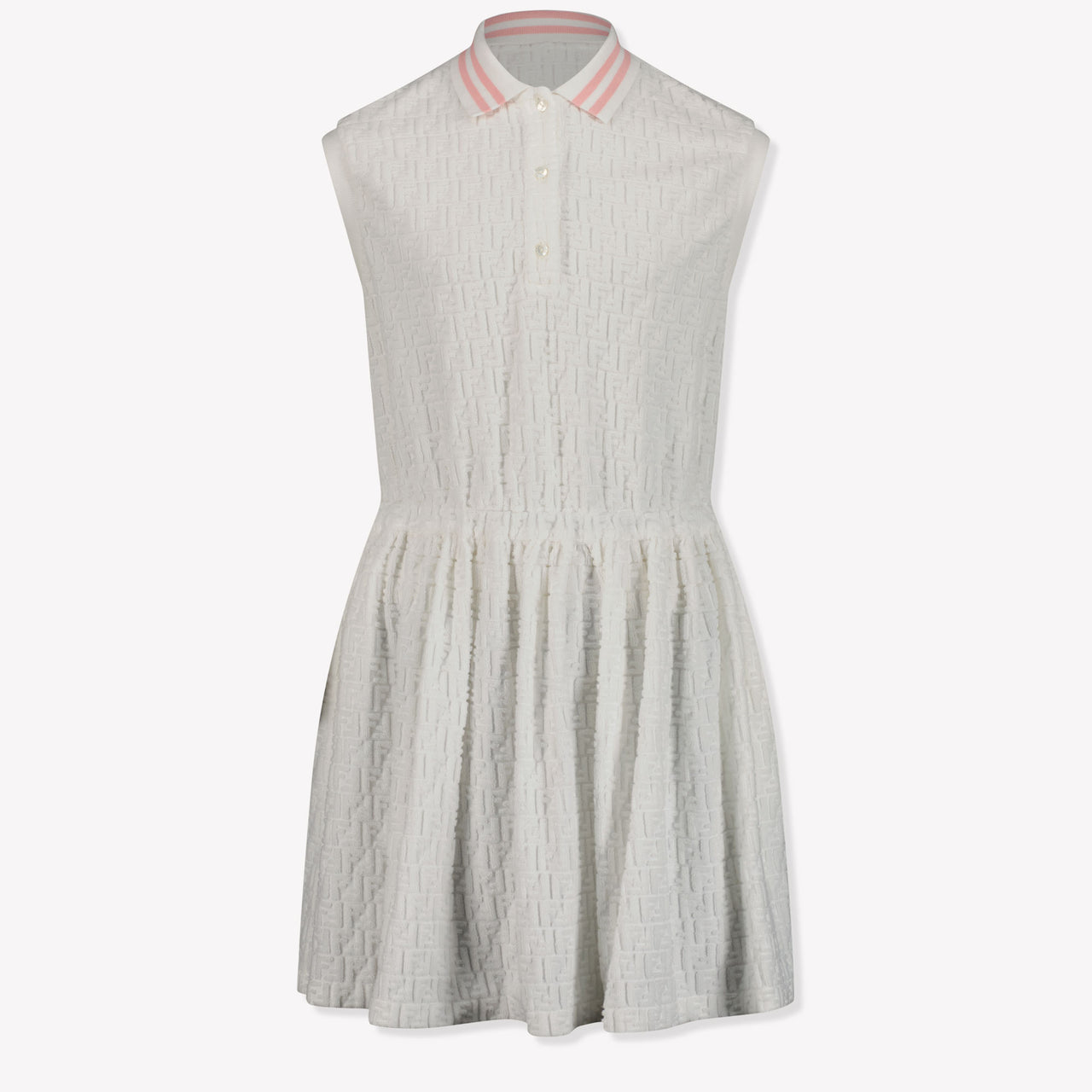 Fendi Enfant Filles Robe Blanc