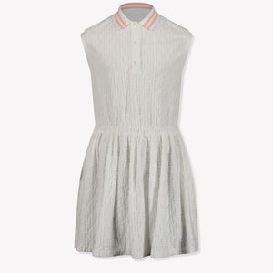 Fendi Enfant Filles Robe Blanc