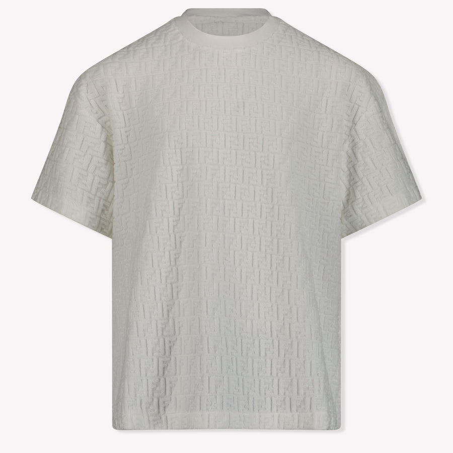 Fendi Enfant Unisexe T-shirt Blanc