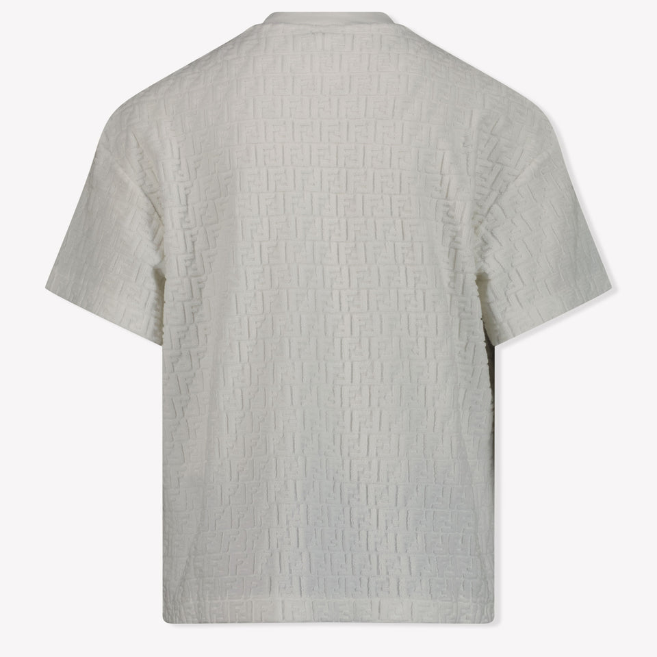 Fendi Ragazzo Unisex Maglietta dentro Bianco