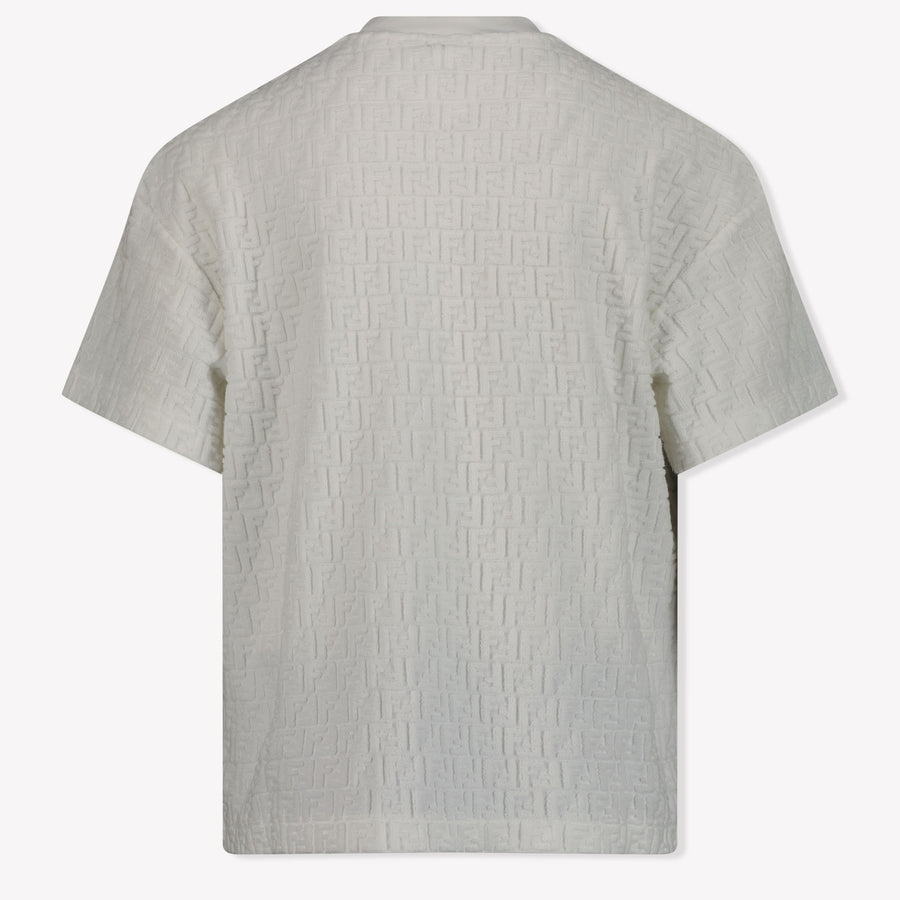 Fendi Enfant Unisexe T-shirt Blanc