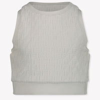 Fendi Kinder Mädchen T-Shirt Weiß