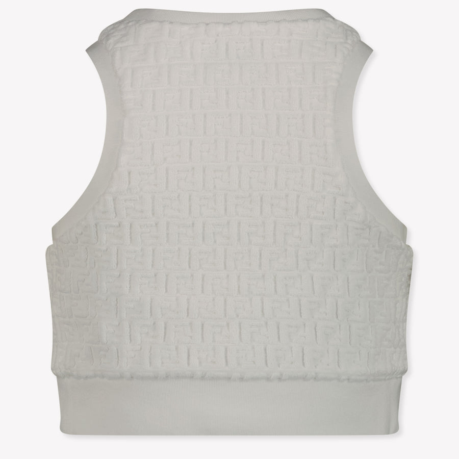 Fendi Kinder Mädchen T-Shirt Weiß