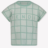 Fendi Enfant Filles T-shirt Menthe