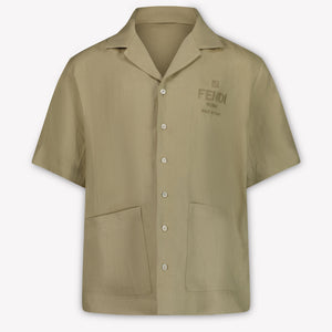 Fendi Enfant Garçons Chemisier Beige