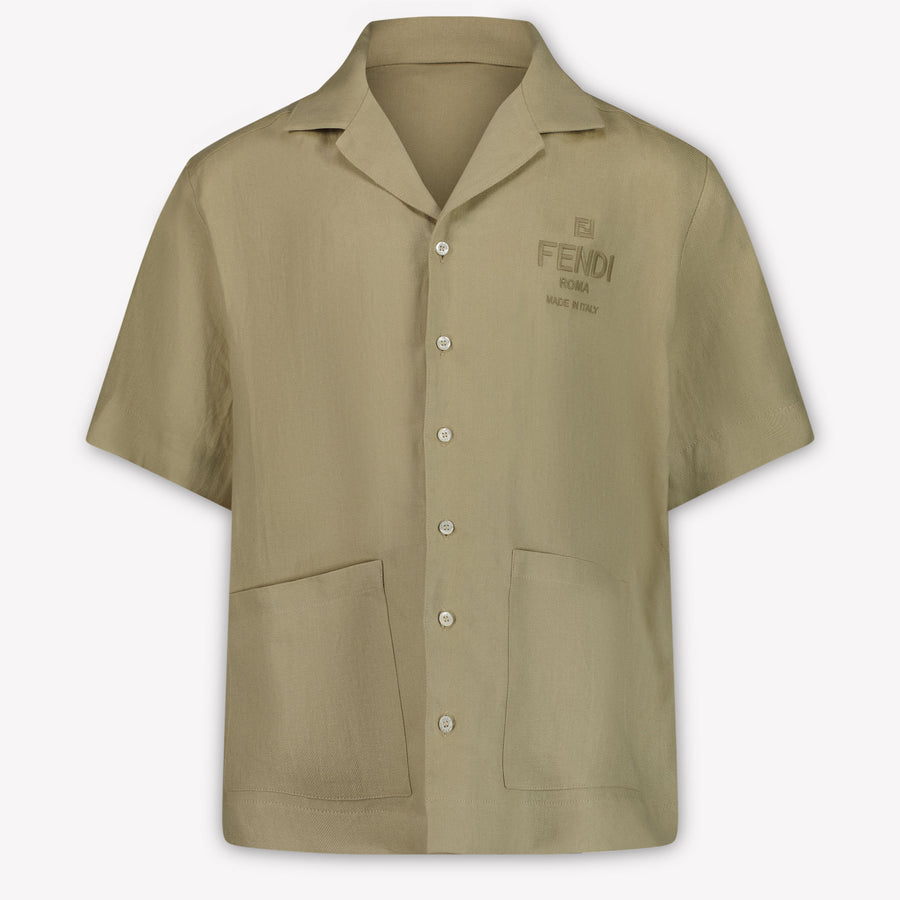 Fendi Enfant Garçons Chemisier Beige
