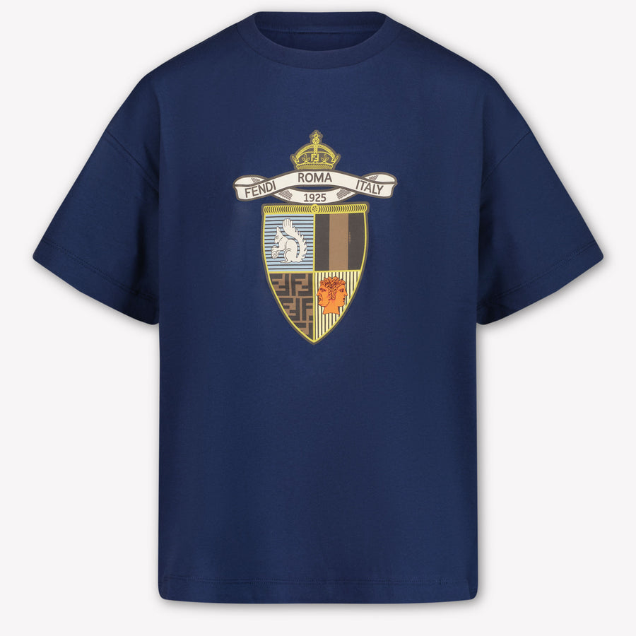Fendi Enfant Garçons T-shirt Navy