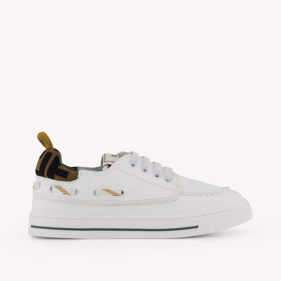 Fendi Unisex Sneakers In Wit