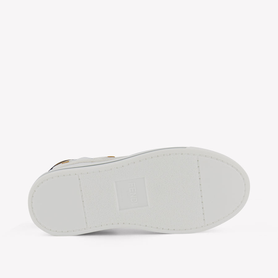 Fendi Unisex Sneakers In Wit
