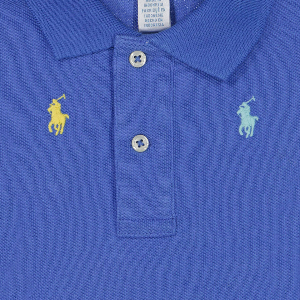 Ralph Lauren Bambino Ragazzi Polo Blu Cobalto