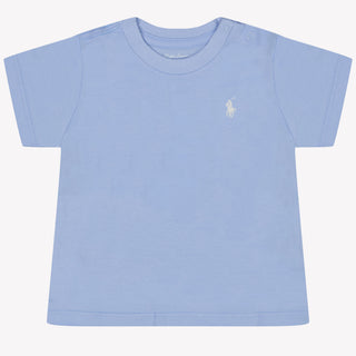 Ralph Lauren Bambino Ragazzi Maglietta dentro Azzurro