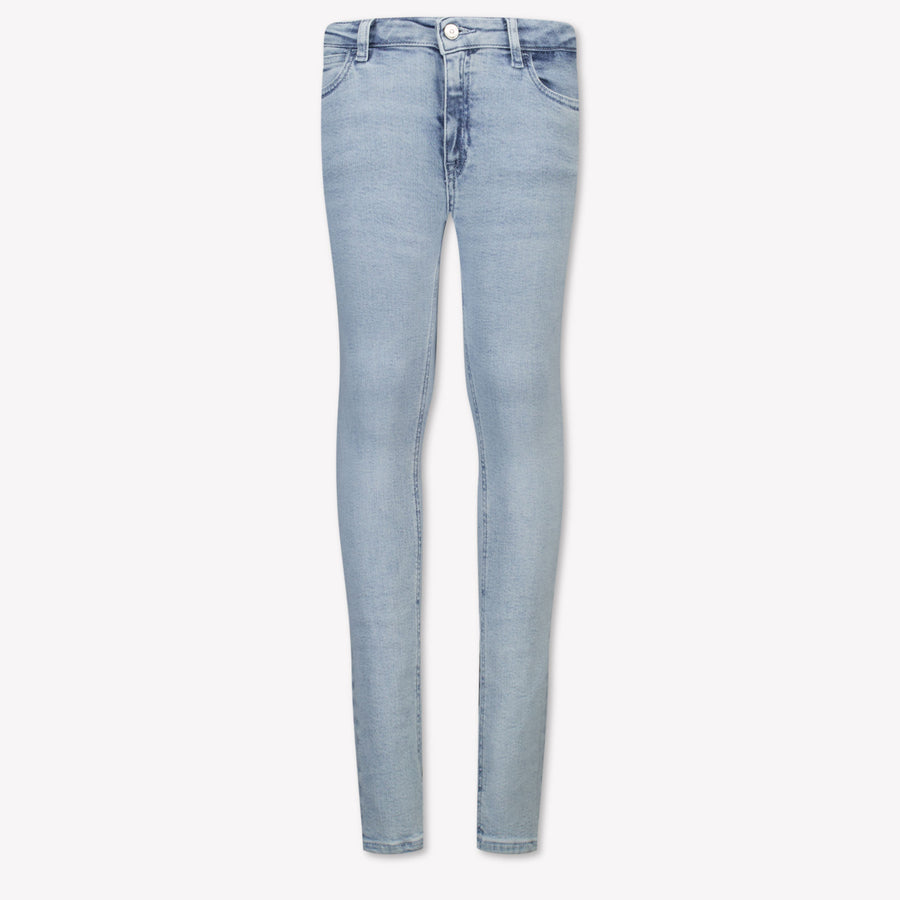 Calvin Klein Enfant Filles Jeans Bleu Clair