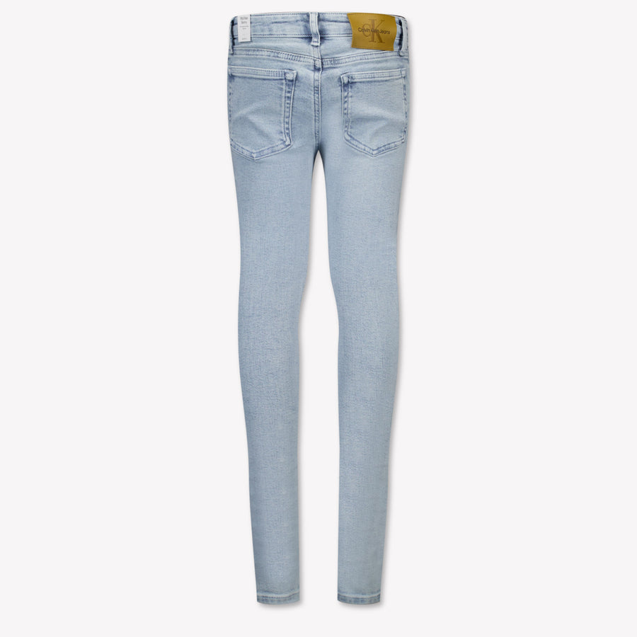 Calvin Klein Enfant Filles Jeans Bleu Clair