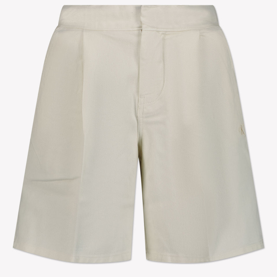 Calvin Klein Kinder Mädchen Shorts Off White